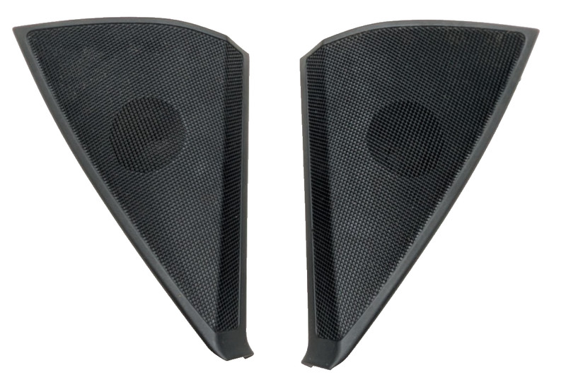 Mercedes W204 C300 C250 C350 Door Tweeter Speaker & Covers Pair OEM