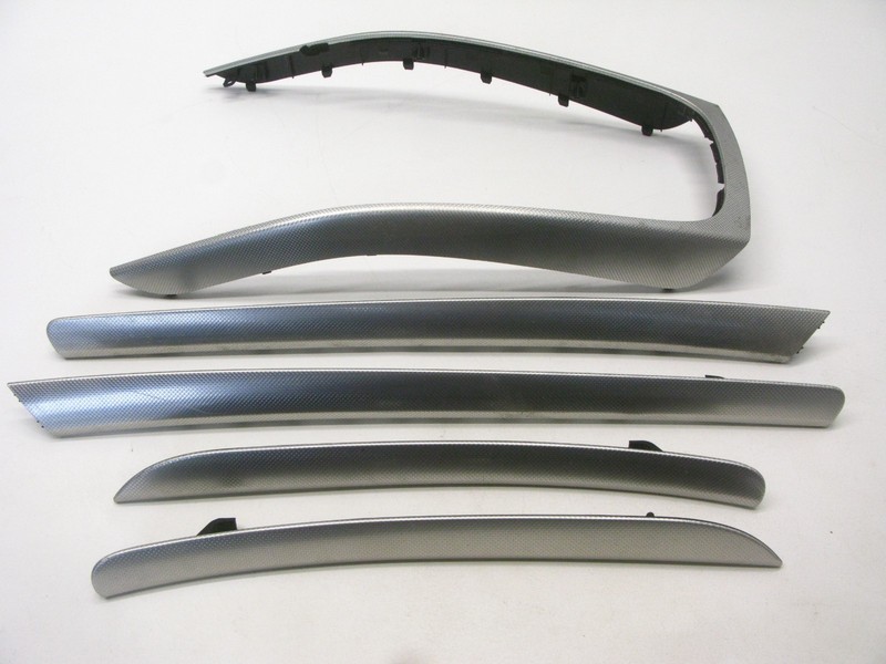08-17 AUDI 8T A5 S5 COUPE DASHBOARD DOOR PANEL INTERIOR ALUMINIUM TRIM SET 04082