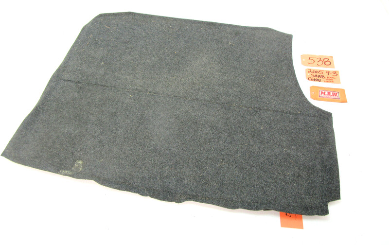 CARPET SPARE TIRE WHEEL COVER TRUNK FLOOR MAT CAR oem 03-07 SAAB 9-3 CONVERTIBLE