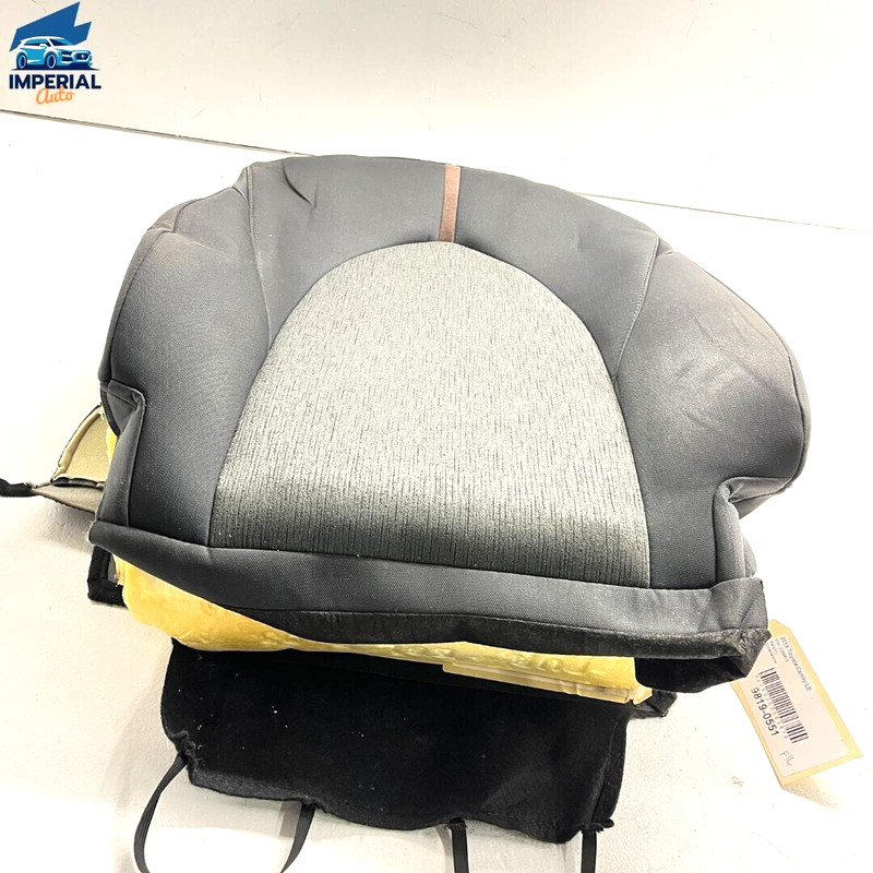 2019 Toyota Camry Front Left Driver Upper Back Seat Part Cushion OEM Cloth Black