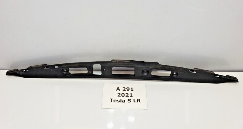✅ 2021-2023 OEM Tesla Model S Tailgate Liftgate Back Door Finish License Molding