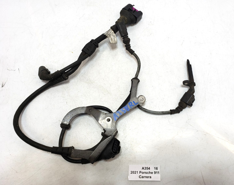 ✅ 20-24 OEM Porsche 911 Carrera 992 Rear Left Speed ABS Sensor Wire Harness 23k*