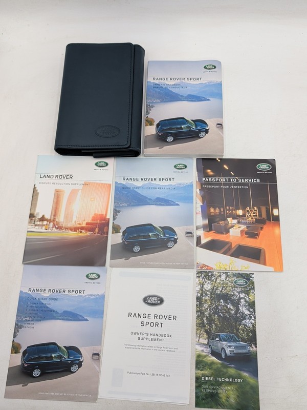 2016 Land Range Rover Sport HSE Supercharged Owners Manual Navigation & Case
