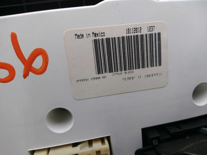 2013 Nissan Titan A/C Selector Switch OEM White 86K Miles NJ25-24756-625580