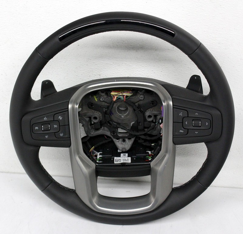OEM Steering Wheel For Chevy Silverado 1500 , GMC Sierra 1500 Black 85551845