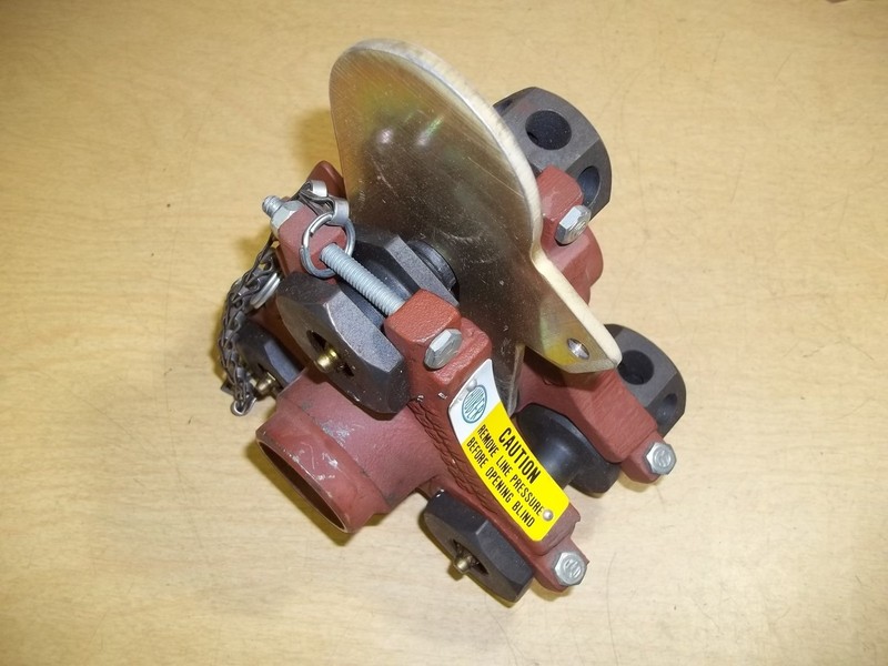 Huber Haner 1-1/2" ANSI Blind Valve Assembly 3234986 *FREE SHIPPING*