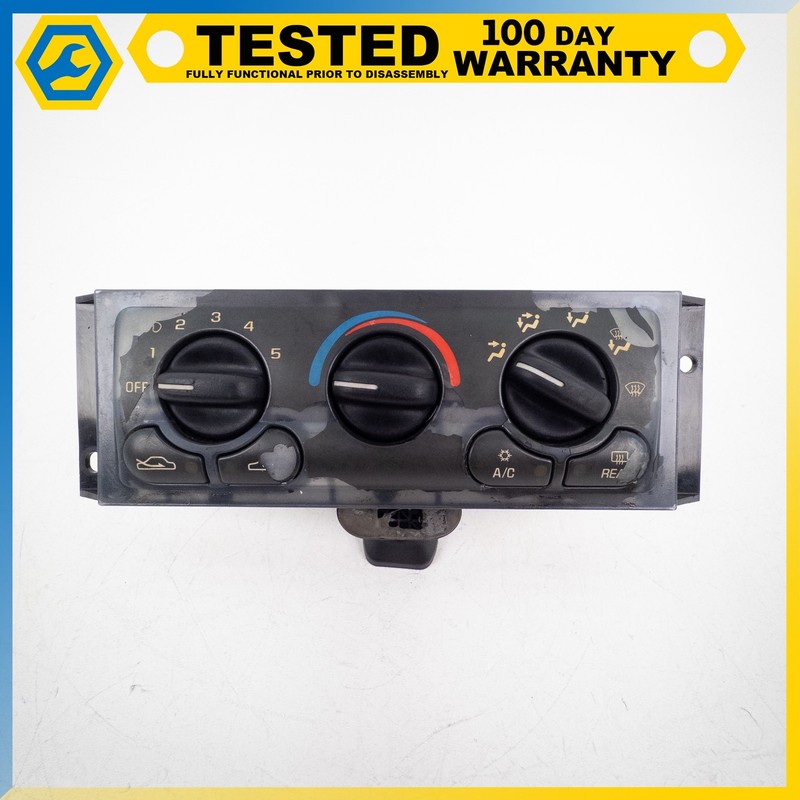 97-04 CORVETTE C5 HVAC HEATER AC MANUAL CLIMATE CONTROL SWITCH PANEL OEM