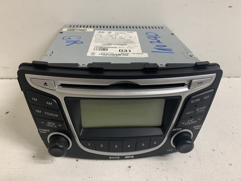 2012-2014 Hyundai Accent 96170-1R400 NON-Bluetooth Radio Stereo Disc CD Player