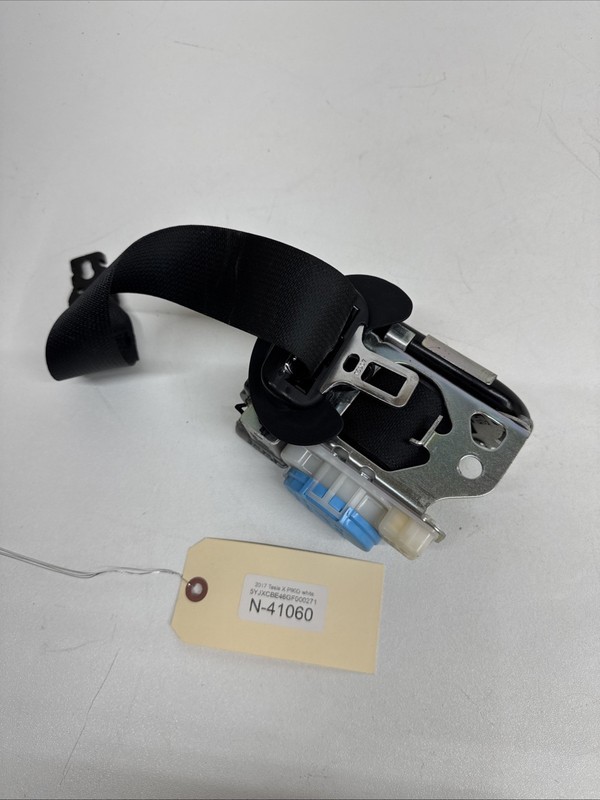 16-20 Tesla Model X Front RH 1st Row Retractor Tan 2516336-AA OEM 102K 41060 B70