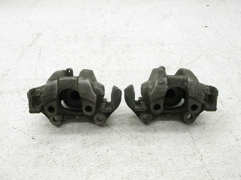04-09 MERCEDES W211 E320 E500 SL500 BRAKE CALIPER LEFT RIGHT REAR PAIR OEM 11022