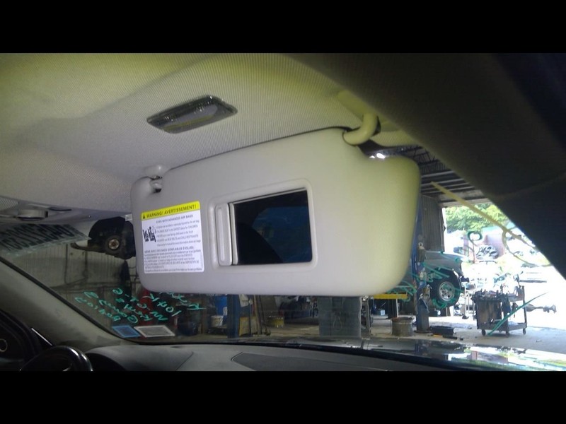 Passenger Sun Visor Without Illumination Fits 09-12 AUDI Q5 1665978