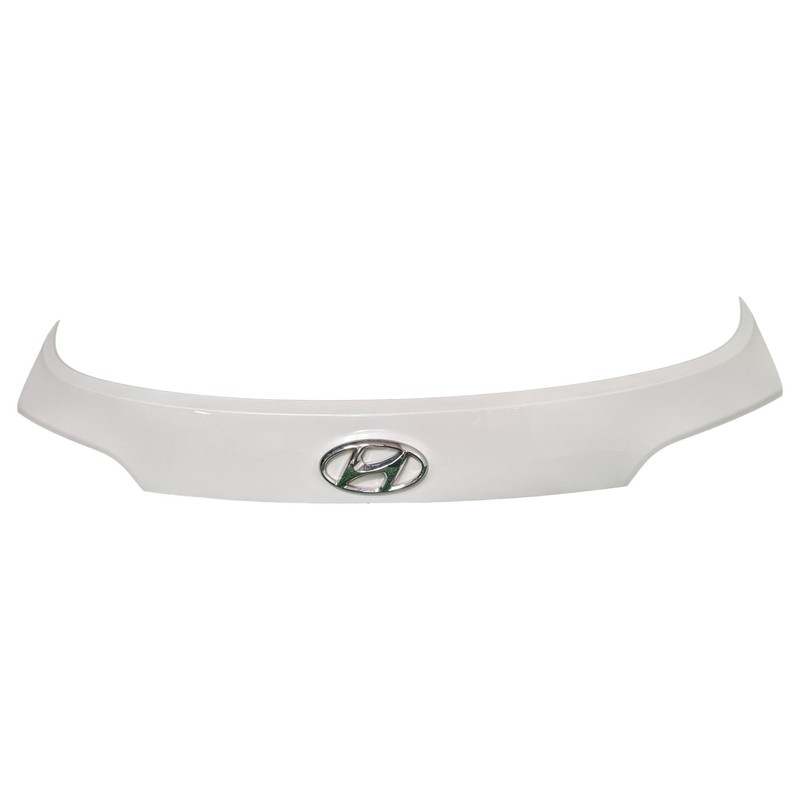 13-16 Hyundai Santa Fe Sport Rear Trunk Tailgate Panel Molding Trim White OEM