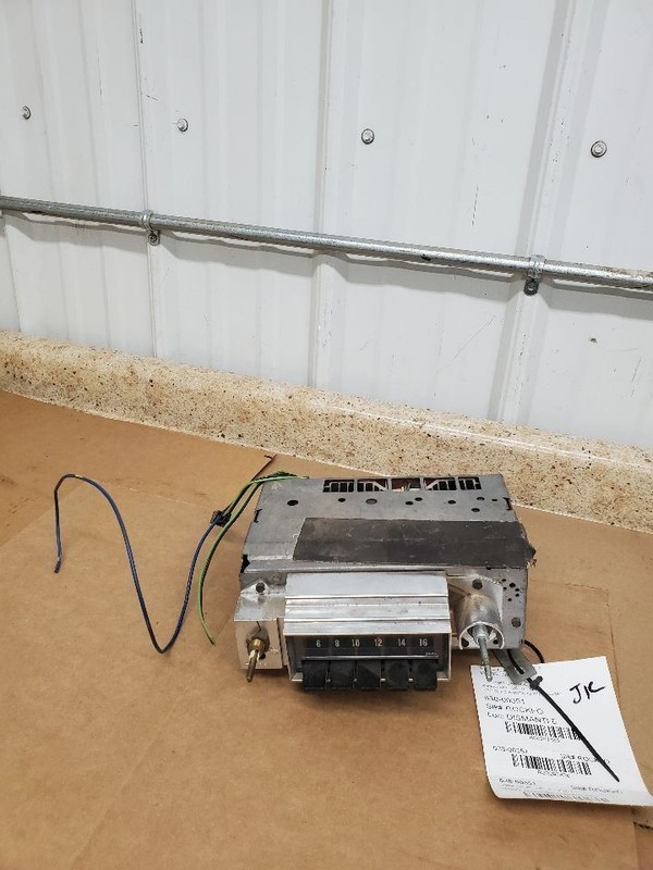 Audio Equipment Radio Fits 67 CHEVROLET PASS. 297456