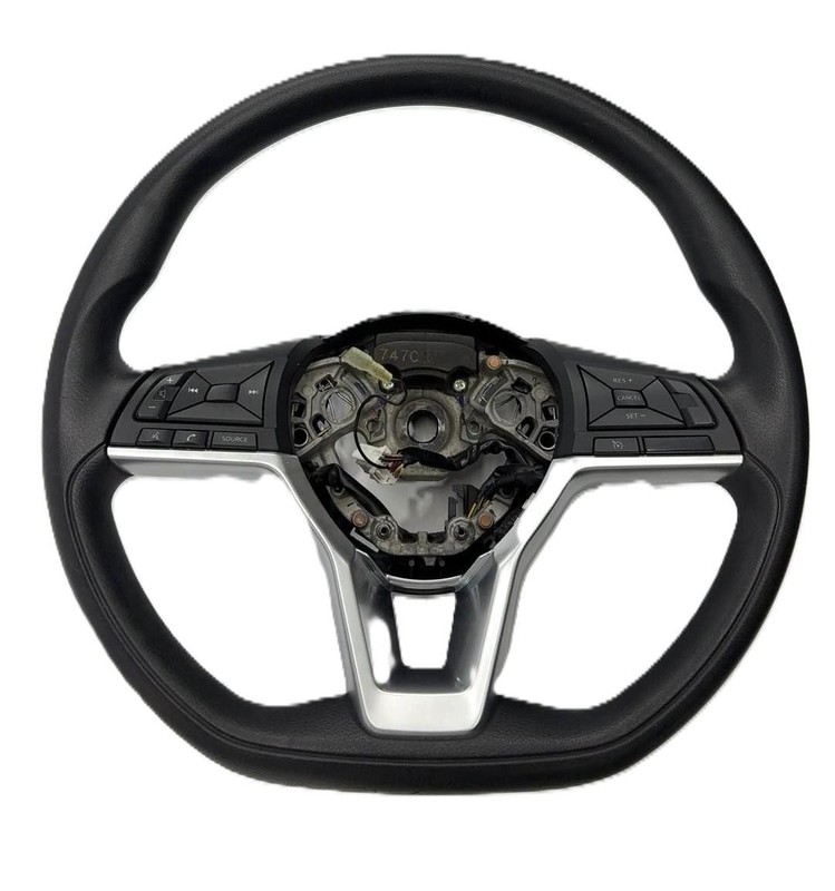 2020 Nissan Versa S Steering Wheel Assembly Black W/ Switch & Harness has Gouge