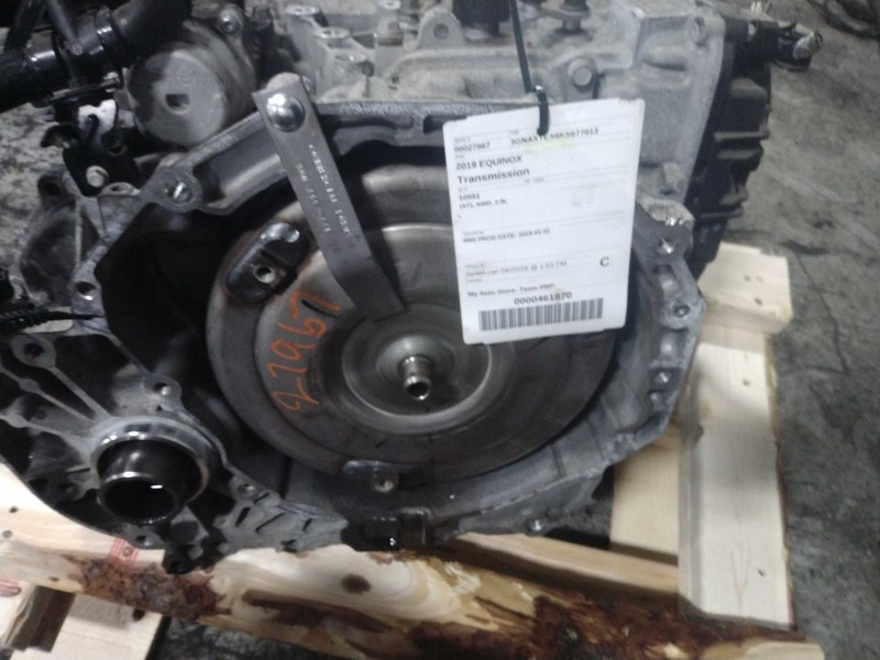 Used Automatic Transmission Assembly fits: 2019 Chevrolet Equinox AT AWD 2.0 Gra