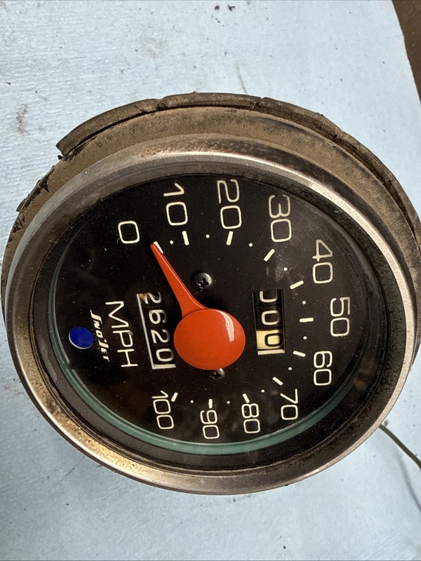 1976 ? Sno-jetSno Jet SST 440 433 vintage Snowmobile Speedometer Gauge