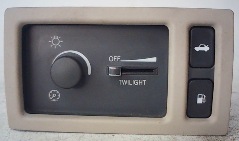 1996-1999 Cadillac Deville Headlight Gas Fuel & Door Trunk Switch OEM 25649611