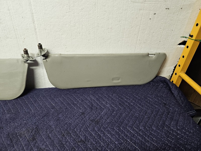 Ford Econoline PAIR SUN VISORS sunvisor SET RIGHT LEFT gray E150 250 350