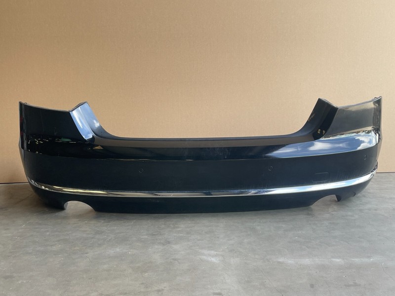 2011-2014 Audi A8 A8L 3.0L Rear Bumper Cover Black w/ Parking Sensors 1463 OEM