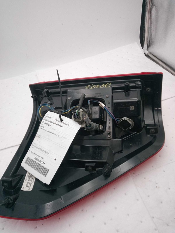 2023 Ford F150 Pickup Right Tail Light Assembly Black Used 54000 Miles