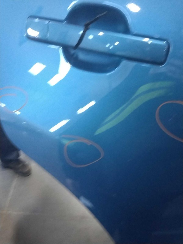 Kia Soul 2018 Right Rear Door BLUE 572595 2062