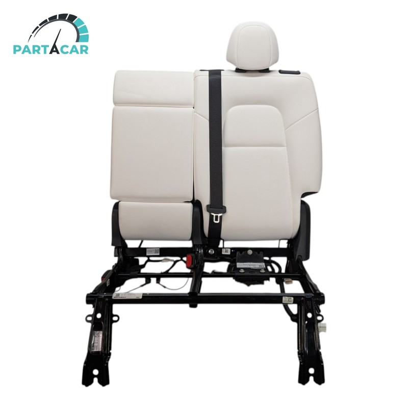 20-2023 Tesla Model Y Rear Left Driver Seat Upper Cushion 2 Row White OEM DEFECT