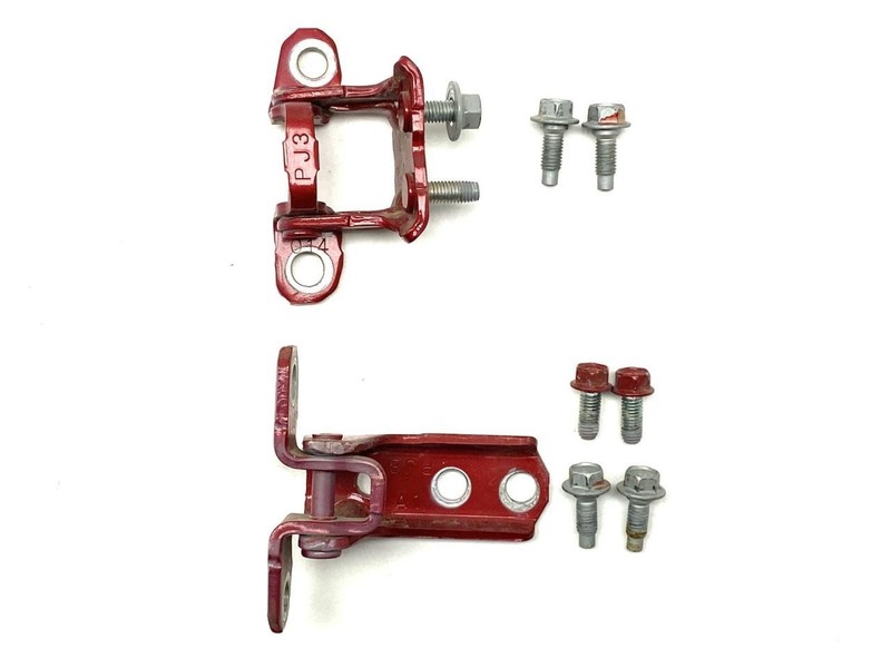 Right Passenger Rear Door Hinge Set of 2 Fits 2014-2024 Mitsubishi Mirage 86089
