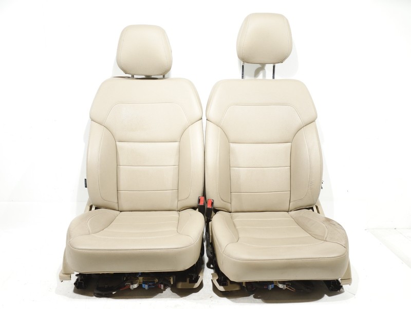 12-15 Mercedes ML350 ML550 W166 Front Right Left COMPLETE Seats Almond Beige SET