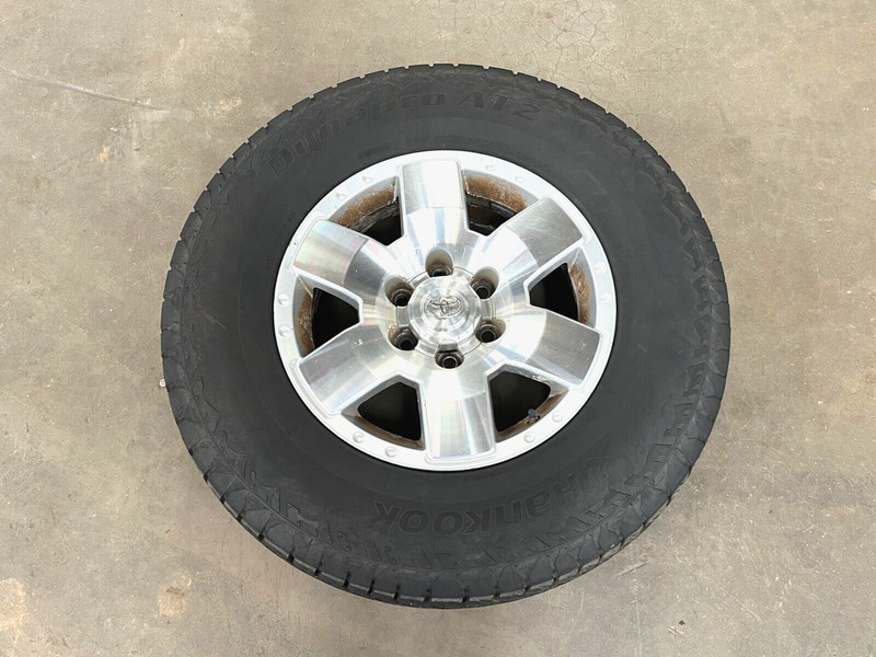 ⭐07-14 TOYOTA FJ CRUISER WHEEL RIM TIRE 6 SPOKE 265/70/17 17" INCH OEM LOT2554