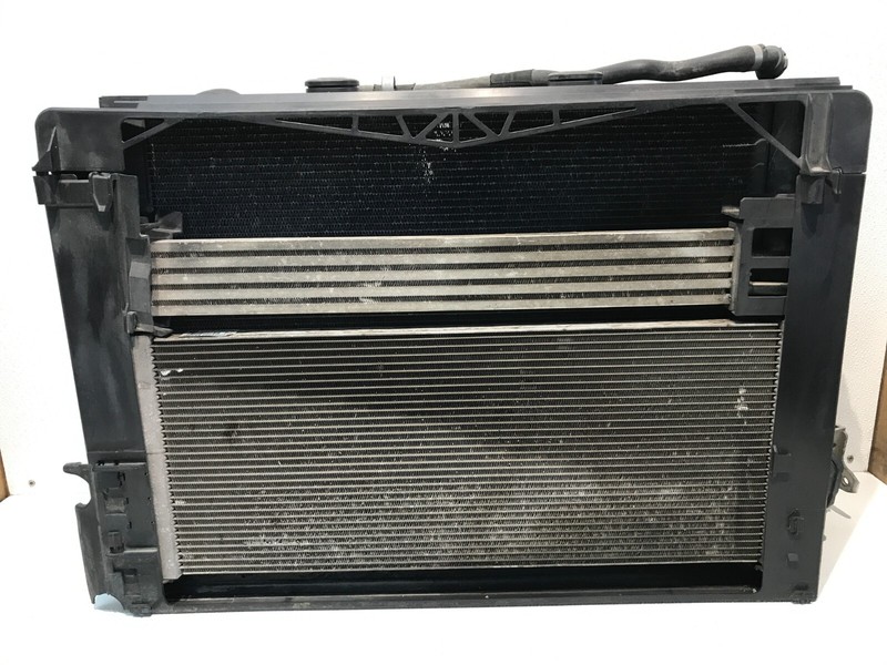 09-15 BMW F04 750i N63 V8 Cooling Radiator A/C Condenser Steering Cooler OEM
