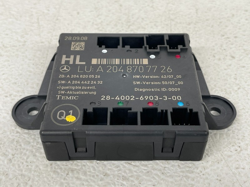 ⭐08-18 MERCEDES BENZ C300 C350 REAR LEFT SIDE DOOR CONTROL MODULE OEM LOT2320