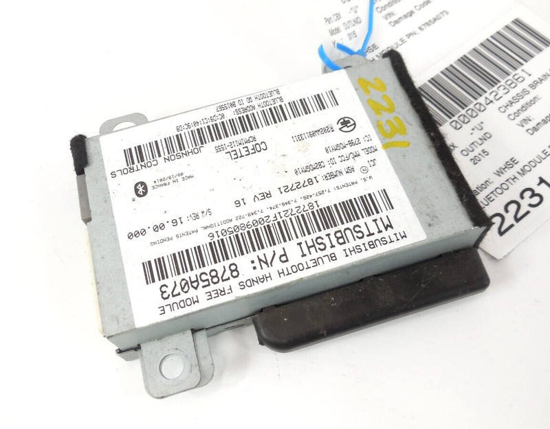 2015 15 Mitsubishi Outlander Bluetooth Communication Control Module OEM 8785A073