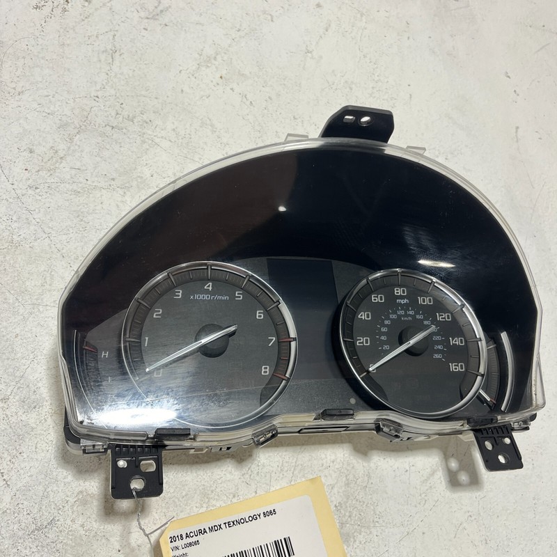 2018 ACURA MDX SH SH-AWD DASH INSTRUMENT GAUGE CLUSTER SPEEDOMETER 296K MILE OEM