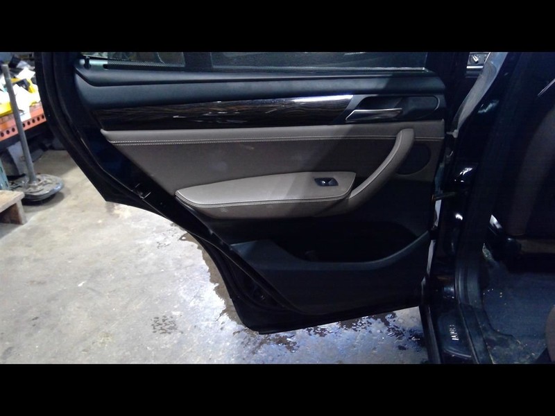 2012 X3 Driver Left Rear Door Trim Panel Rear 1580631