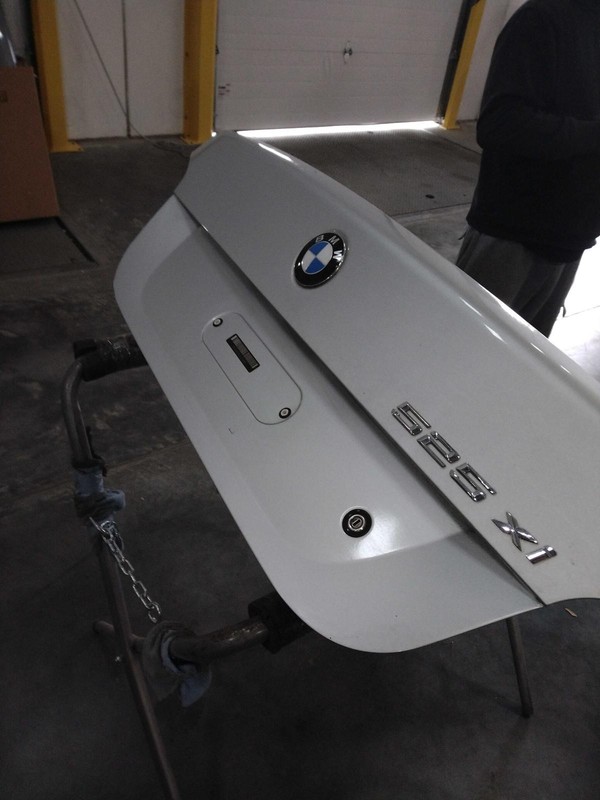 2007 BMW 525I Silver Deck Lid Trunk Lid OEM Good Condition 111K Miles