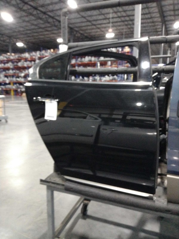 2015 Lincoln MKS Right Rear Door Black 4DR Sedan Good Condition 96K Miles