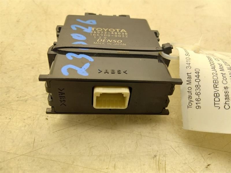 16-19 TOYOTA MIRAI CHASSIS ECM VEHICLE APPROACH CONTROL MODULE ASSEMBLY