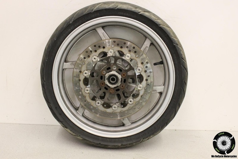2007 Hyosung Gt250 Front Wheel Rim W Tire Brake Rotors Discs GT 250 07