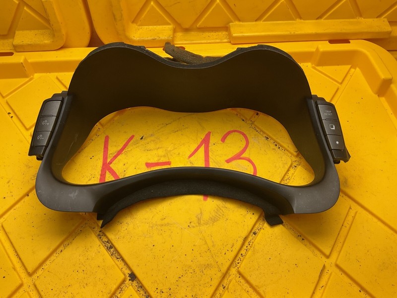 11-13 INFINITI M37 M35 M56 Q70 OEM SPEEDOMETER CLUSTER BEZEL TRIM W/ SWITCHES