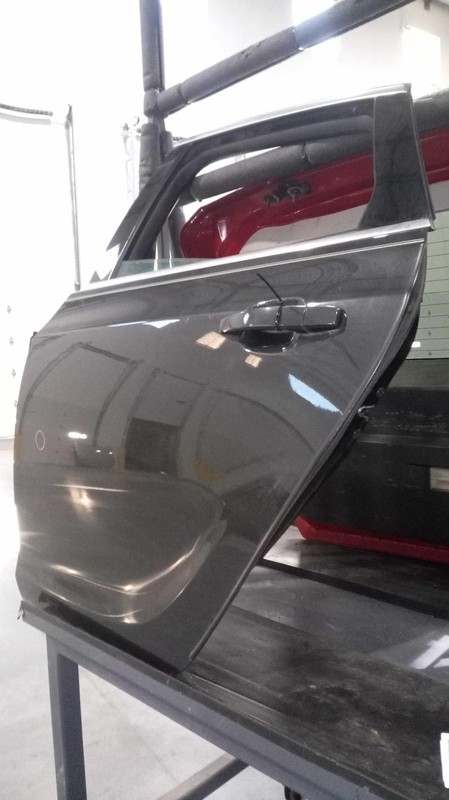 2015 Buick Verano Left Rear Door Grey OEM 97324 113K Miles