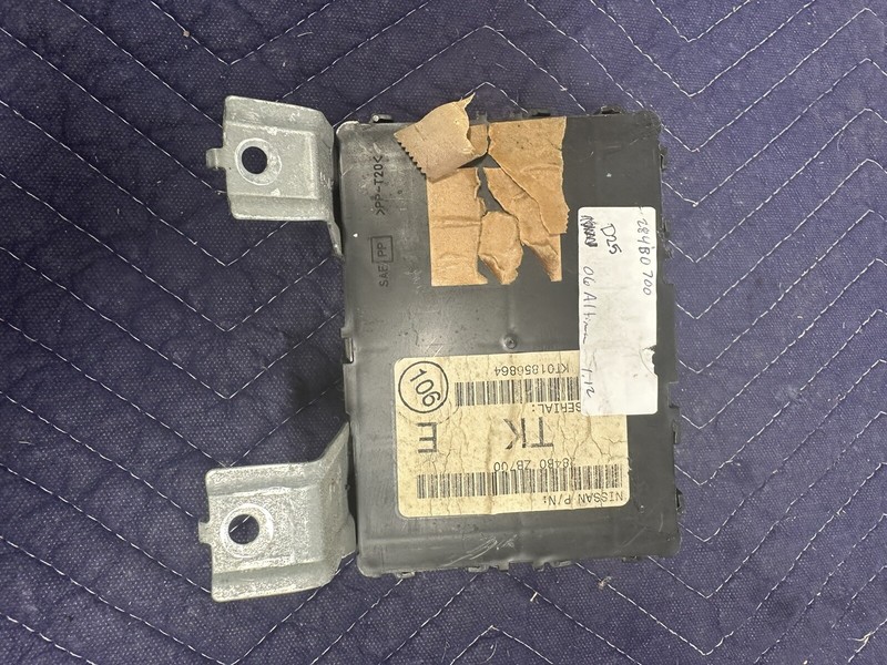 2006 AltimaBCM Body Control Computer Module 284B1 ZB000 284B0 ZB700