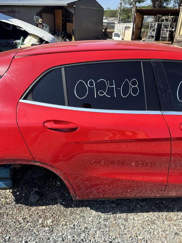 2015-2020 MERCEDES GLA250 X156 REAR RIGHT SIDE DOOR SHELL PANEL RED 589 OEM