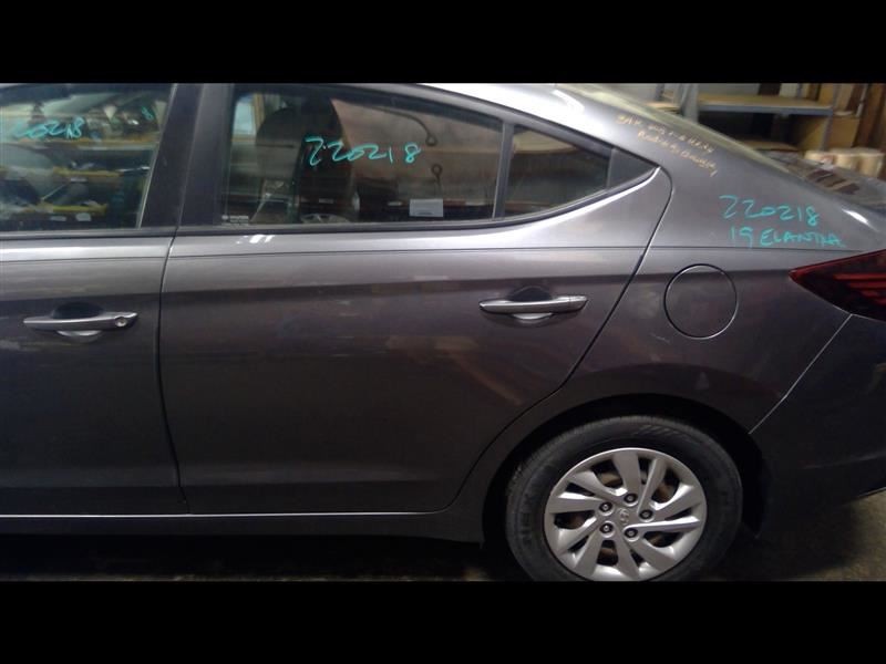 Driver Rear Side Door Electric Sedan Gray Fits 17-18 ELANTRA 897170