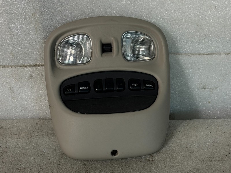 1999-2004 JEEP GRAND CHEROKEE OVERHEAD DISPLAY MAP DOME LIGHT CONSOLE OEM