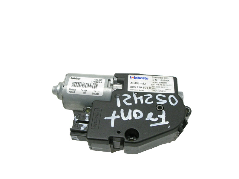 08-16 AUDI B8 A4 SEDAN SUN MOON ROOF CONTROL MOTOR SUNROOF OEM 052421