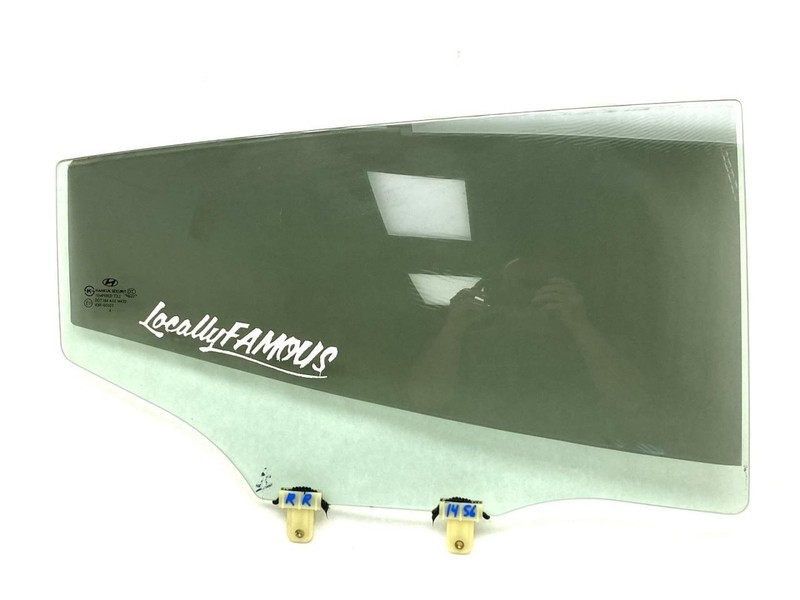 Right Passenger Rear Door Window Glass Fits 2012-2017 Hyundai Veloster 87491