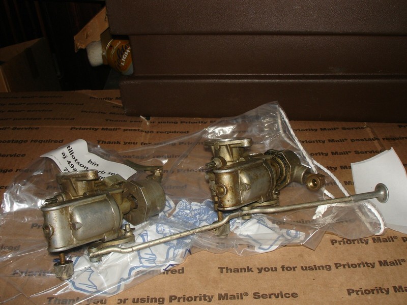 Tillotson carburetor set aj49a untested Bin 523 #1