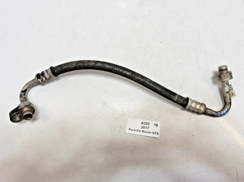 ✅ 15-18 OEM Porsche Macan GTS 95B 3.0L Refrigerant Compressor Pressure Hose 34k