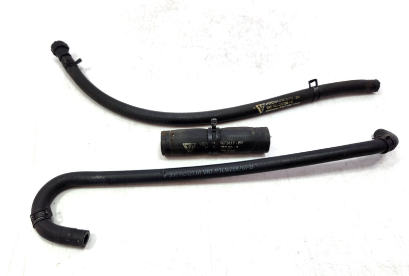 ✅97-04 OEM Porsche Boxster 986 Radiator Breather Coolant Reservoir Hose Line SET
