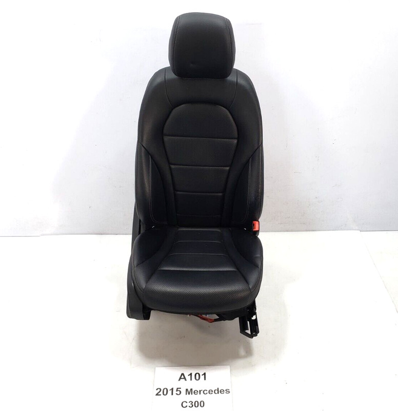 ✅ 15-18 OEM Mercedes W205 C300 C43 Front Right Passenger Seat Black Anthracite